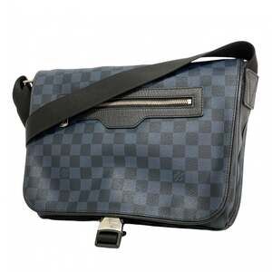 Louis Vuitton Damier Cobalt Matchpoint Shoulder Bag N40010 Navy Men's